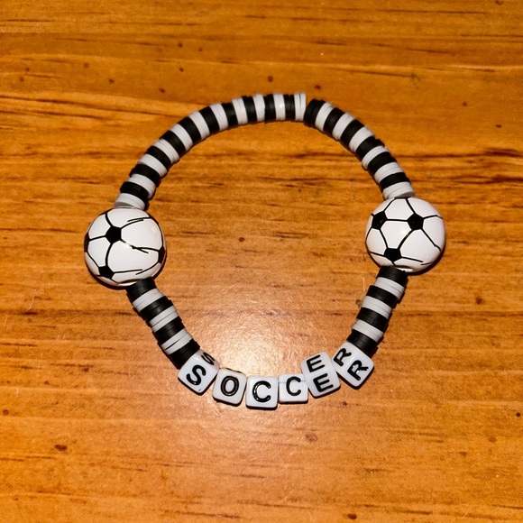 Soccer Heishi Bracelet - Picture 4 of 13
